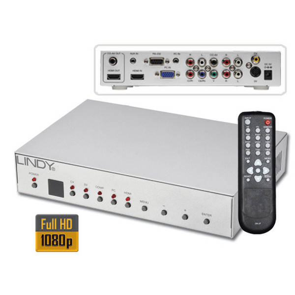Lindy HDMI ConverterSwitch & Scaler video mixer