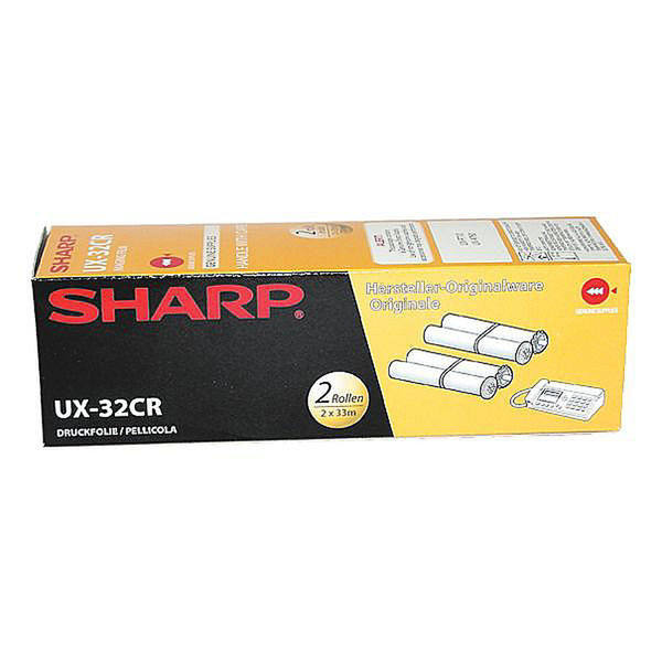 Sharp UX-32CR Fax ribbon 100pages Black 2pc(s) fax supply