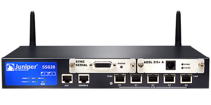 Juniper SSG-20-SH-W-US 90Mbit/s Firewall (Hardware)