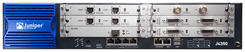 Juniper J-4350 Подключение Ethernet Черный проводной маршрутизатор