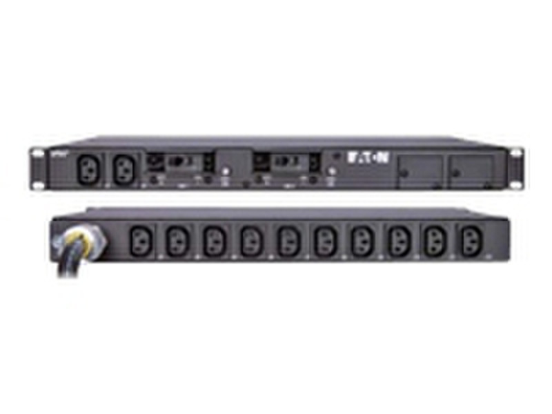 Eaton PW105BA1U163 12AC outlet(s) 1U Black power distribution unit (PDU)