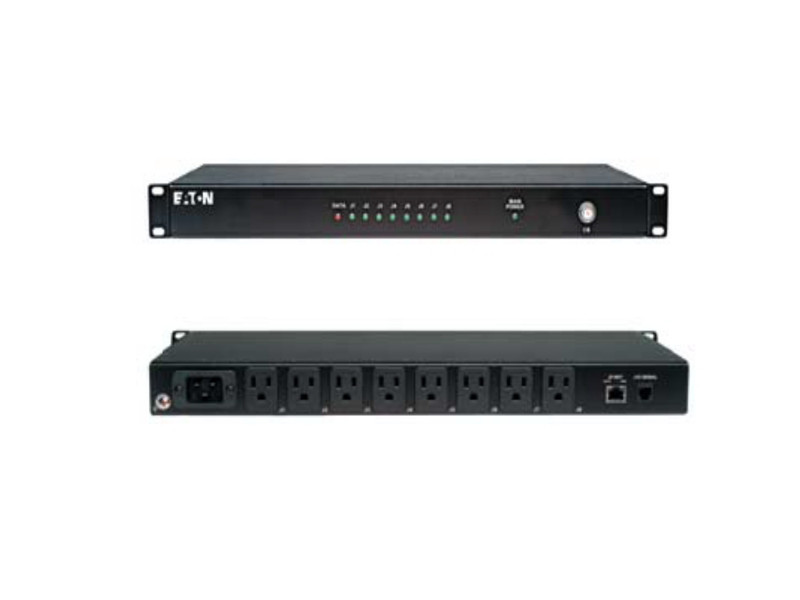 Eaton IPC3602 8AC outlet(s) 1U Black power distribution unit (PDU)