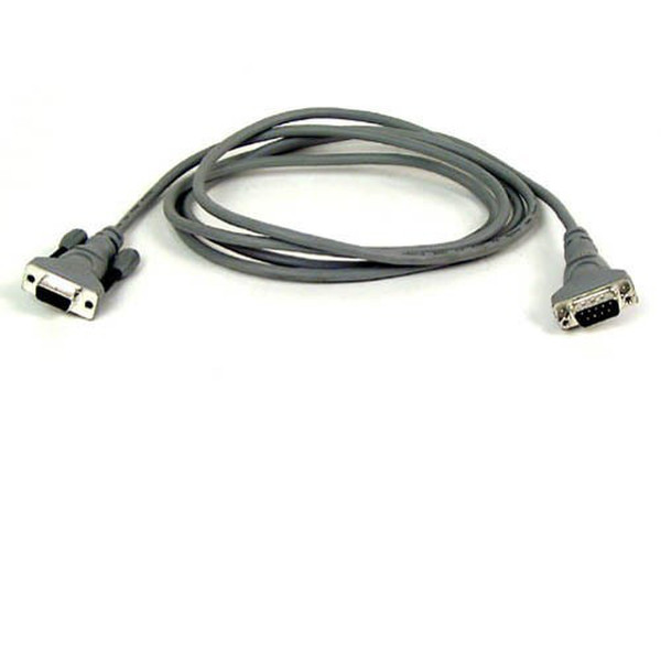 Belkin Pro Series DB9 Serial Extension Cable - 1.8m 1.8m Grau Tastatur/Video/Maus (KVM)-Kabel