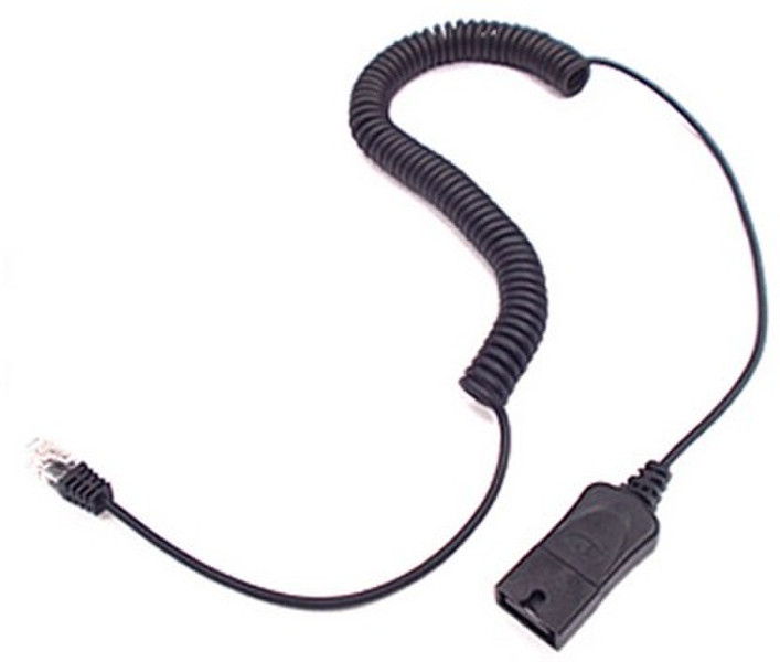Plantronics 38232-01 4м Черный телефонный кабель