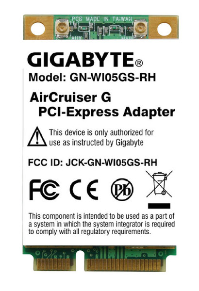 Gigabyte GN-WI05GS-RH (rev. 1.0) Eingebaut WLAN 54Mbit/s Netzwerkkarte