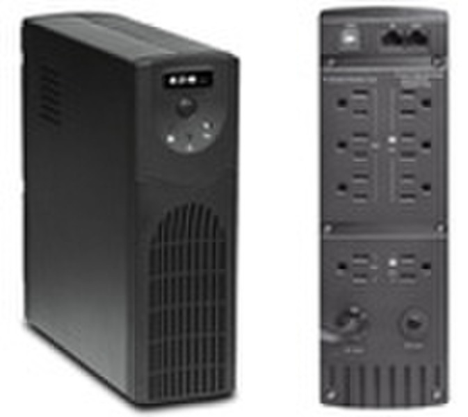 Eaton 5110 Интерактивная 500ВА 8розетка(и) Компактный Черный источник бесперебойного питания