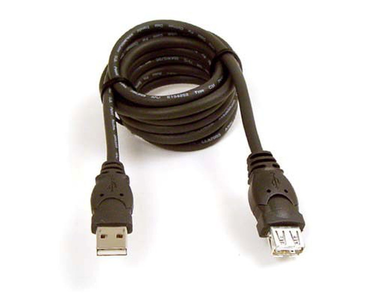 Belkin F3U134B03 0.9м USB A USB A Черный кабель USB