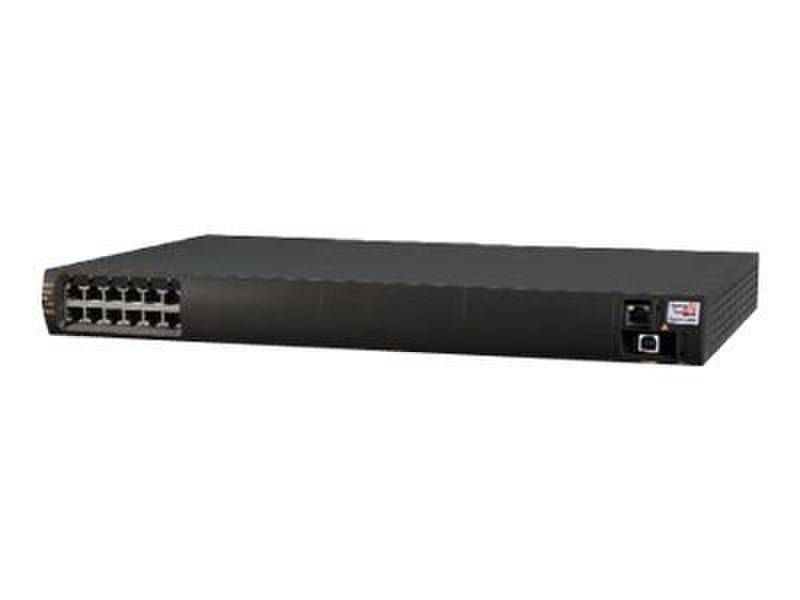 Microsemi PowerDsine 9006G Управляемый Power over Ethernet (PoE) Черный