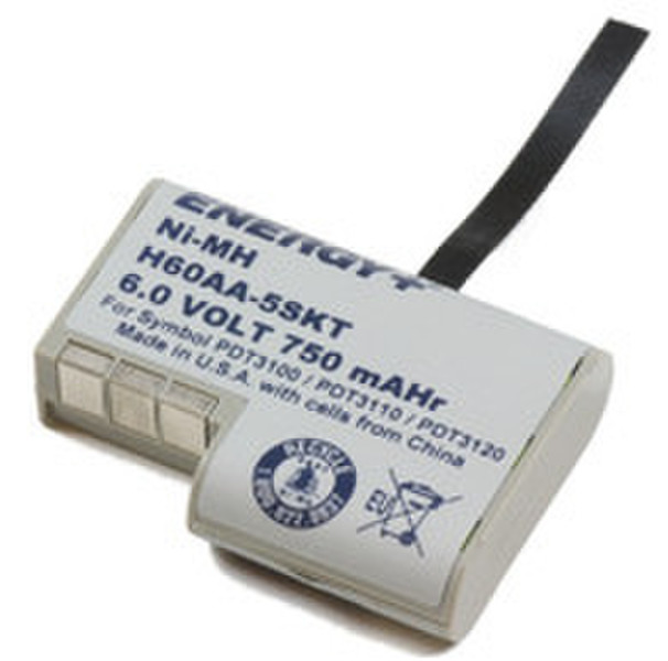 MicroBattery MBS0006 Nickel-Metallhydrid (NiMH) 750mAh 6V Wiederaufladbare Batterie