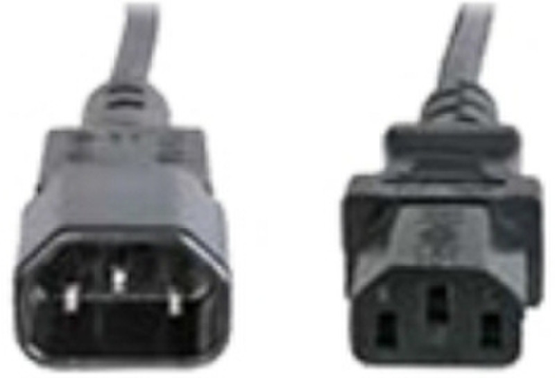 Eaton 010-0028 1.22m C14 coupler C13 coupler Black power cable