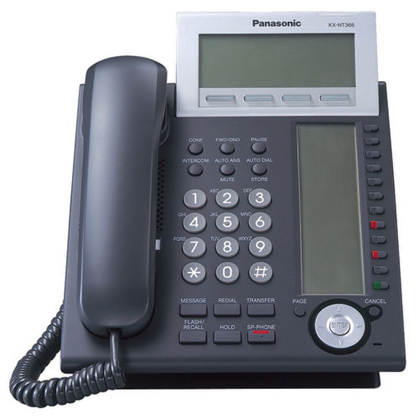Panasonic KX-NT366NE-B LCD IP-Telefon