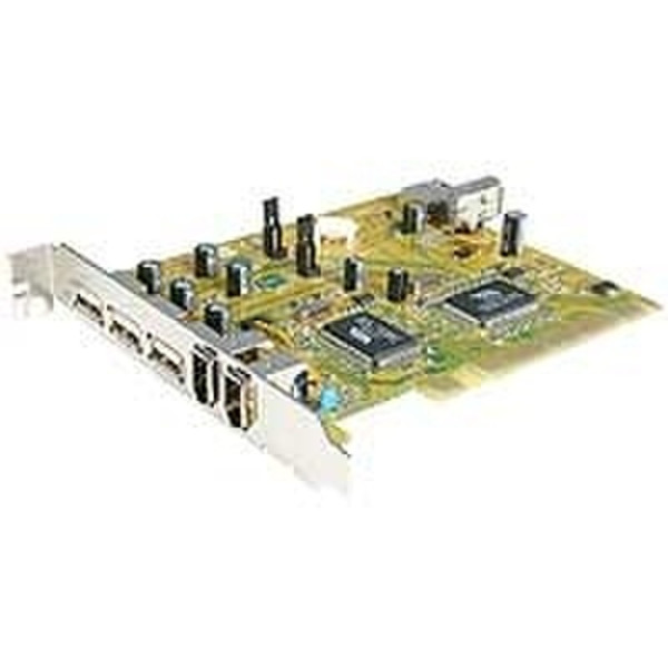 StarTech.com 3 Port USB 2.0 and 2 Port IEEE-1394 FireWire Slot Saver PCI Card interface cards/adapter