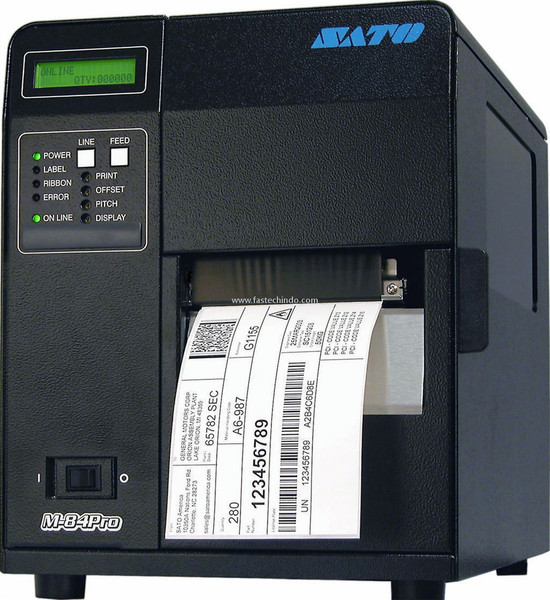SATO M84Pro(6) Direkt Wärme/Wärmeübertragung 609DPI Schwarz Etikettendrucker