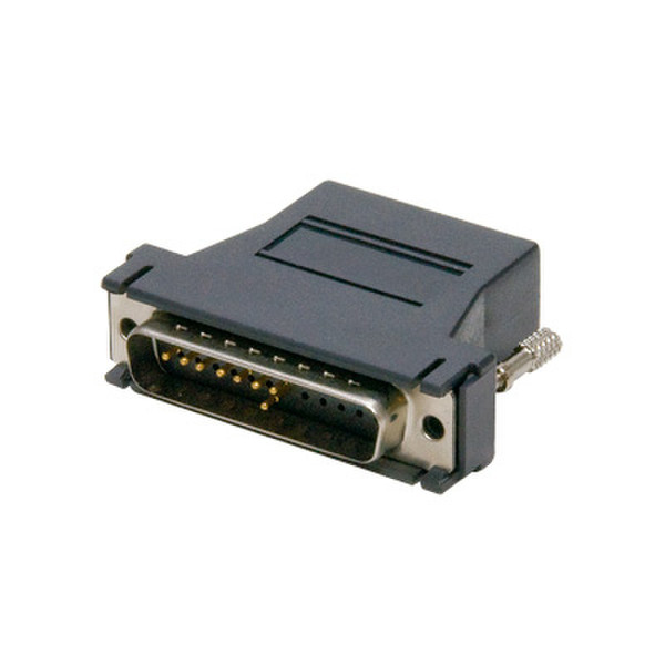 Digi 76000672 DB-25 Black cable interface/gender adapter