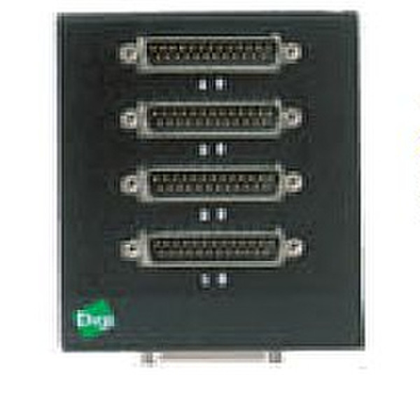 Digi 76000524 4 x 25 pin DB-25 1 x 68-pin HD-68 Black cable interface/gender adapter