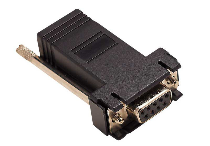Digi 76000461 DB-9 RJ-45 Black cable interface/gender adapter