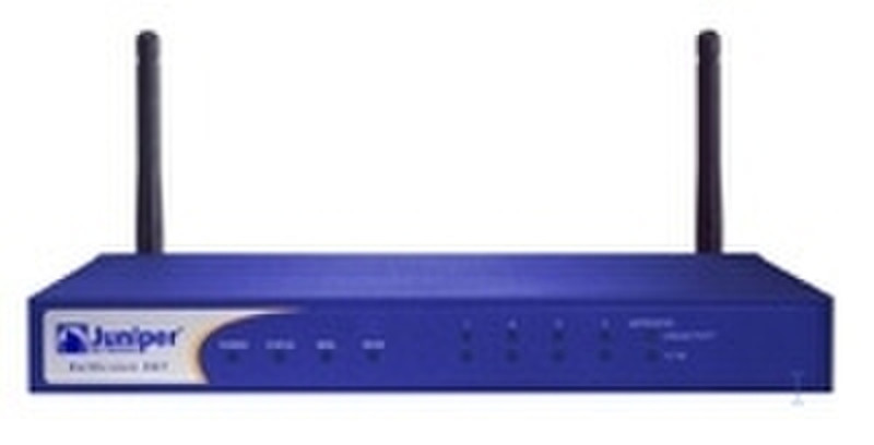 Juniper NetScreen-5GT Wireless 802.11g, 10 User 75Mbit/s hardware firewall
