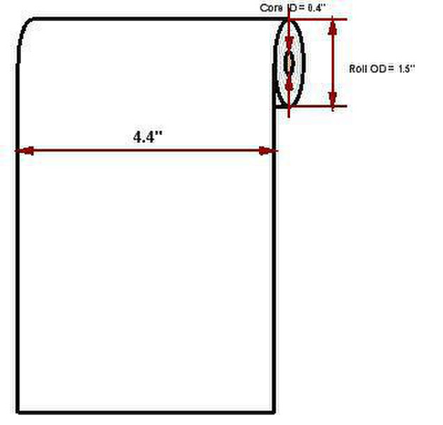 Datamax O'Neil Premium 4.40' x 52' термобумага