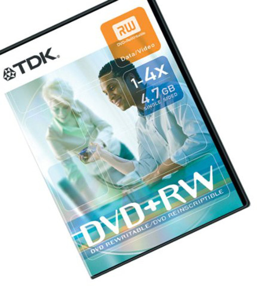 TDK DVD+RW 4x 4.7GB 5x VB 4.7GB DVD+RW 5pc(s)