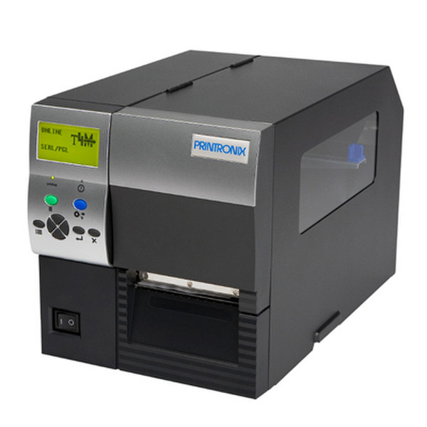 Printronix T4M Прямая термопечать Серый устройство печати этикеток/СD-дисков