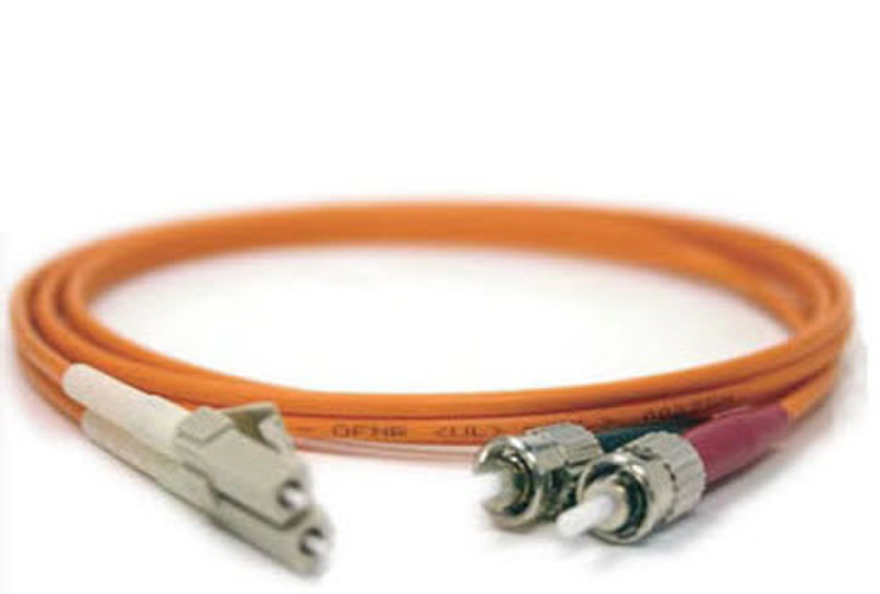 CP Technologies Multi Mode Fiber Optic Patch Cable 10m LC ST Orange Glasfaserkabel