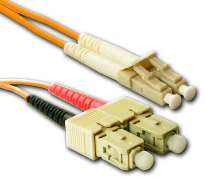 CP Technologies 62.5/125 LC/SC Patch Cord 15m Orange fiber optic cable
