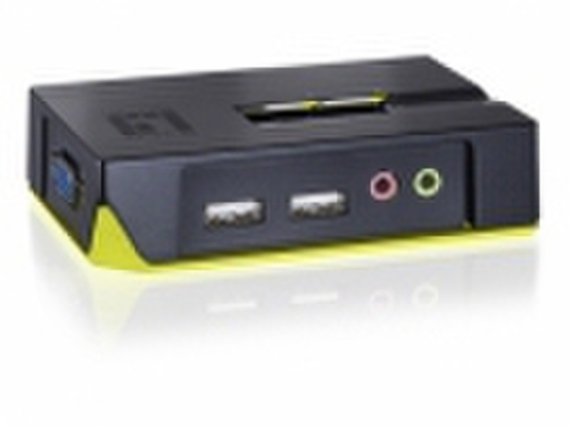 CP Technologies KVM-0211 Schwarz Tastatur/Video/Maus (KVM)-Switch