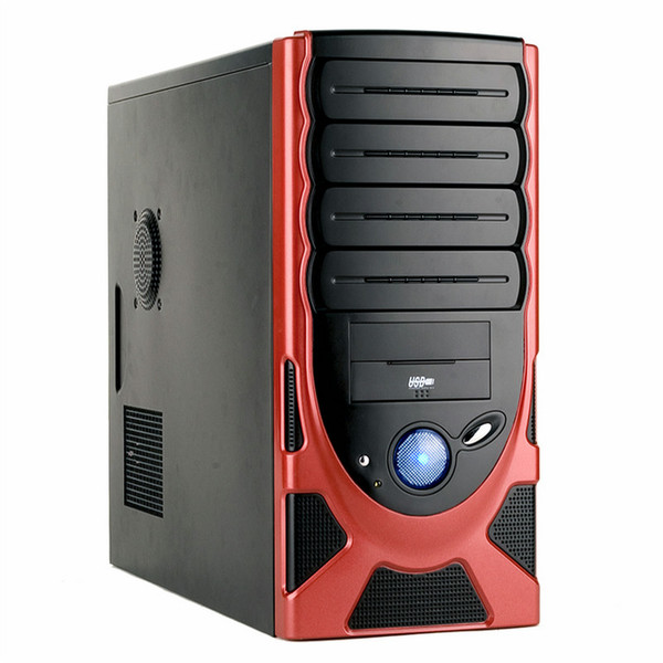 Athenatech A605BR Midi-Tower 450W Black,Red computer case