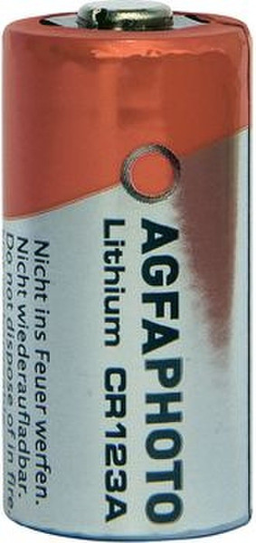 AgfaPhoto CR123A Lithium 3V non-rechargeable battery