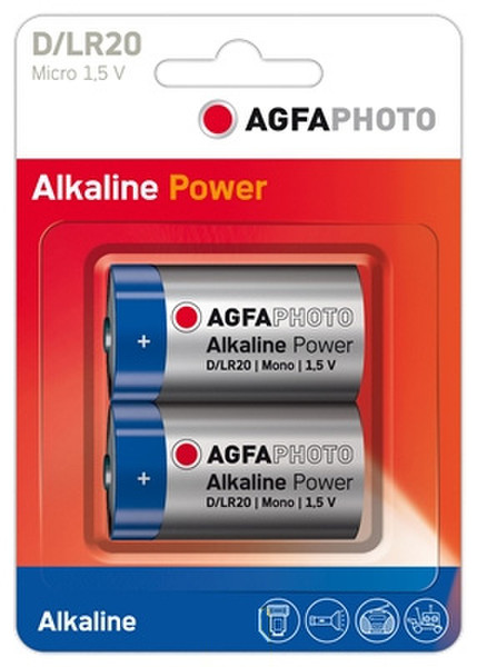 AgfaPhoto LR20 Alkaline 1.5V non-rechargeable battery