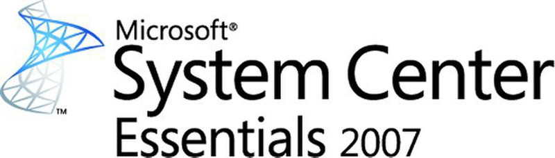 Microsoft System Center Essentials 2007, w/SQL, DVD, DE