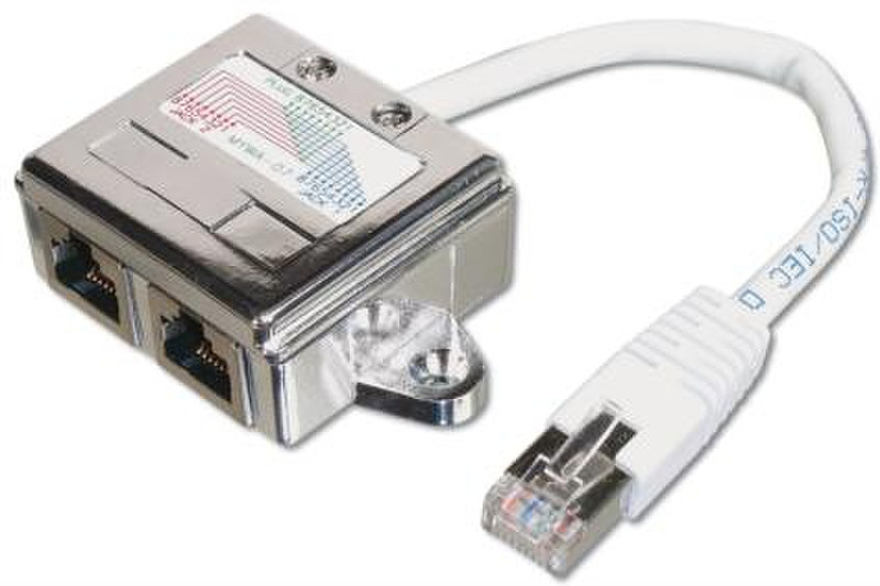 ASSMANN Electronic AT-AG CX2 0.19м Белый сетевой кабель