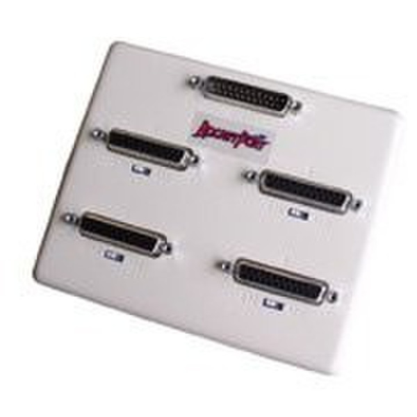 Comtrol RocketPort 4-Port RS-232/422 RS-232 RS-422 Silver cable interface/gender adapter