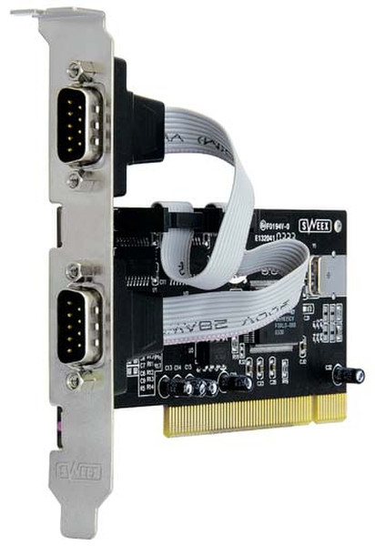 Sweex 2-Port Serial PCI Card Schnittstellenkarte/Adapter