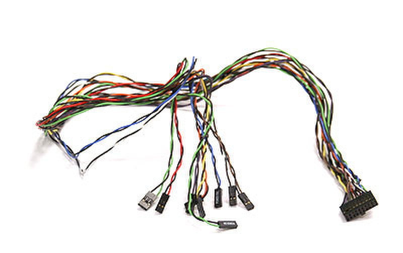 Supermicro Front Panel Switch Cable, 20-pin Split, 30cm 20-pin кабельный разъем/переходник