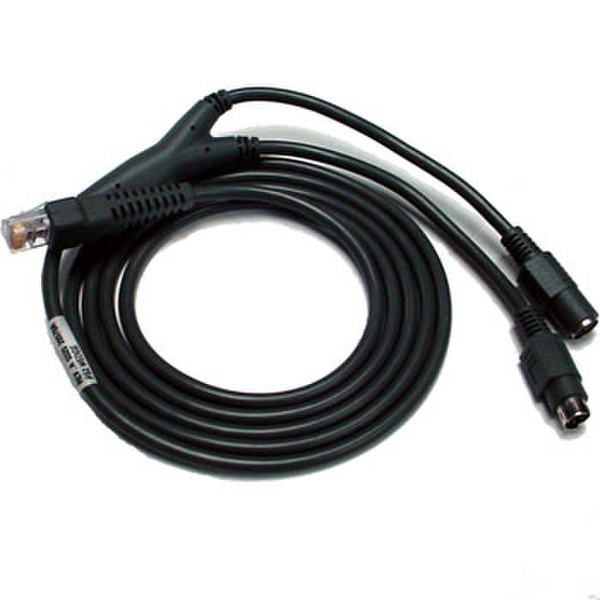 Zebra 25-62417-20 PS/2 Black cable interface/gender adapter