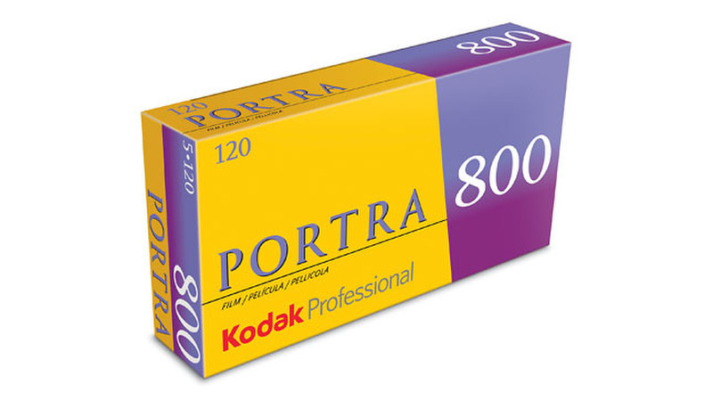 Kodak 1x5 Portra 800 120 colour film