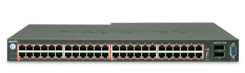 Nortel 5650TD-PWR Неуправляемый L2 Power over Ethernet (PoE) Черный