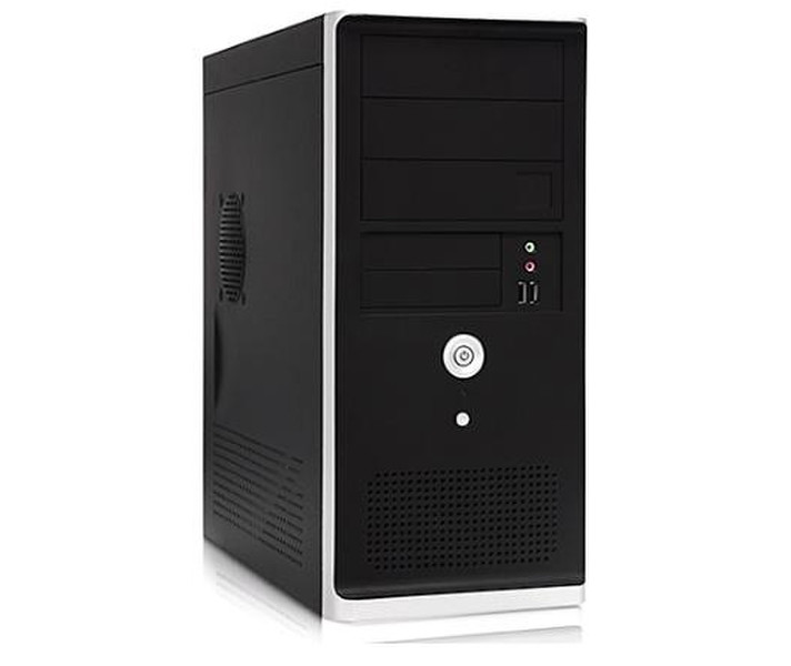 Foxconn TS082 350W Schwarz, Silber Computer-Gehäuse