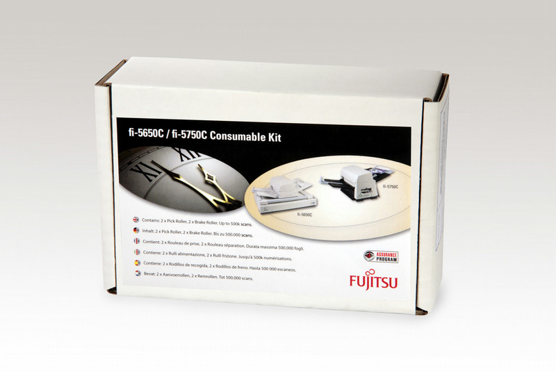 Fujitsu CON-3338-008A Scanner Verbrauchsmaterialienset Drucker-/Scanner-Ersatzteile