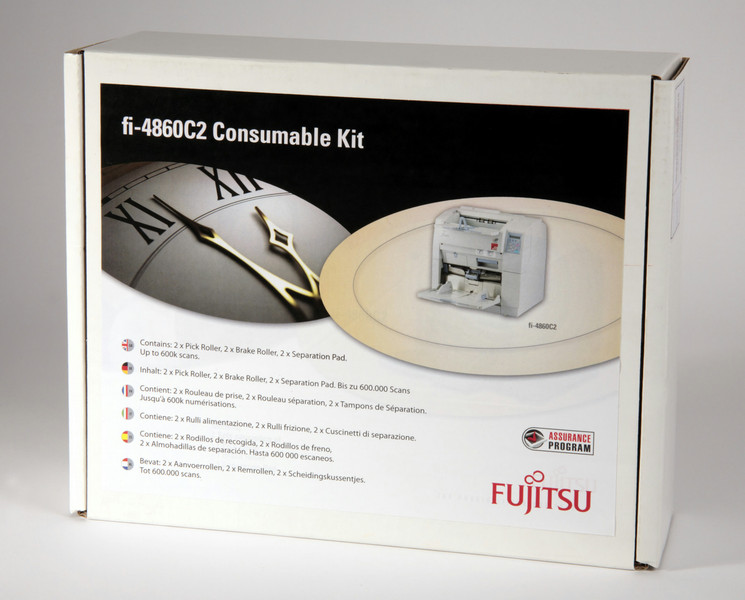 Fujitsu CON-4315-007A Scanner Verbrauchsmaterialienset Drucker-/Scanner-Ersatzteile