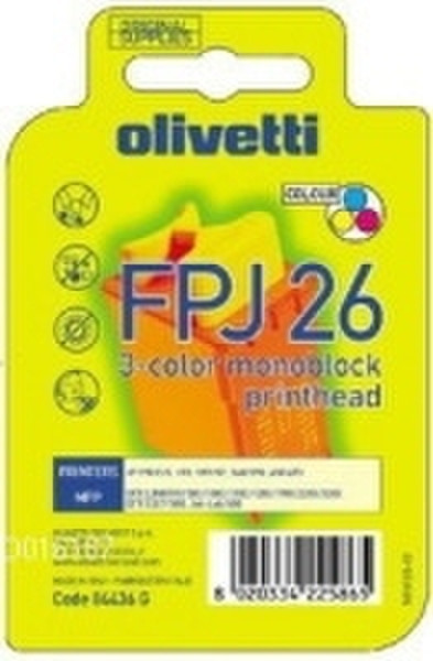 Olivetti FPJ26 Yellow ink cartridge