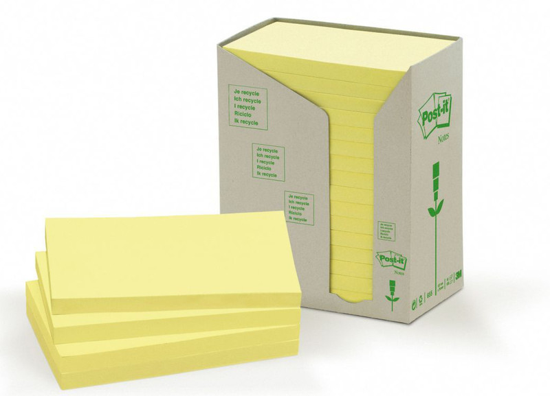3M 655-1T Yellow 100pc(s) self-adhesive label