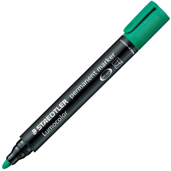 Staedtler Lumocolor Пулевидный наконечник Зеленый 1шт перманентная маркер