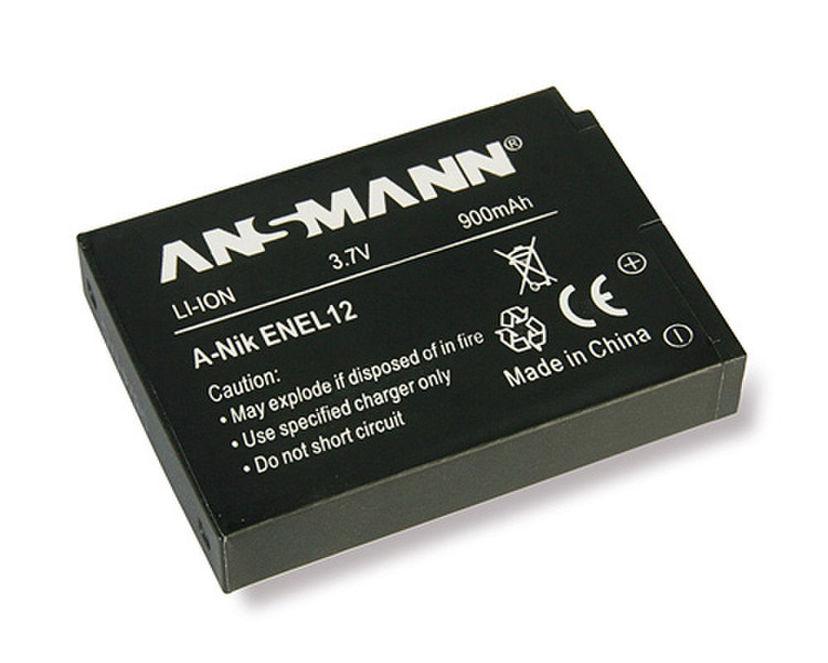 Ansmann A-Nik EN EL 12 Lithium-Ion (Li-Ion) 900mAh 3.7V Wiederaufladbare Batterie