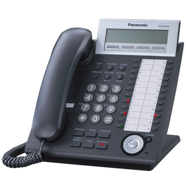Panasonic KX-NT343NE-B LCD IP-Telefon