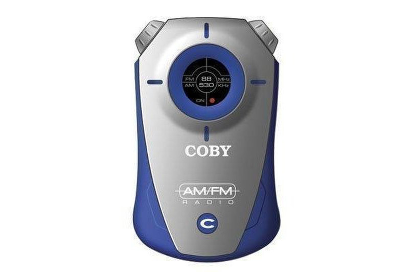 Coby CX-71BLU Персональный Цифровой Синий радиоприемник