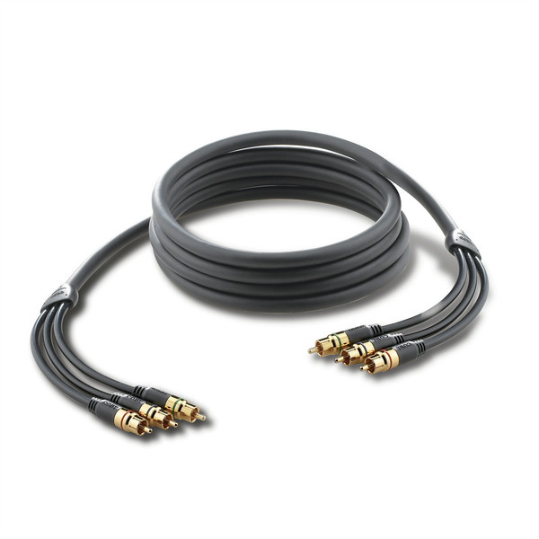Coby COMP12 3.65м 3 x RCA 3 x RCA Черный компонентный (YPbPr) видео кабель