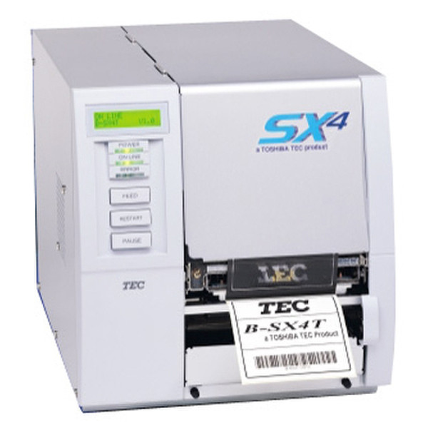 Toshiba B-SX4T Direkt Wärme/Wärmeübertragung Weiß Etikettendrucker
