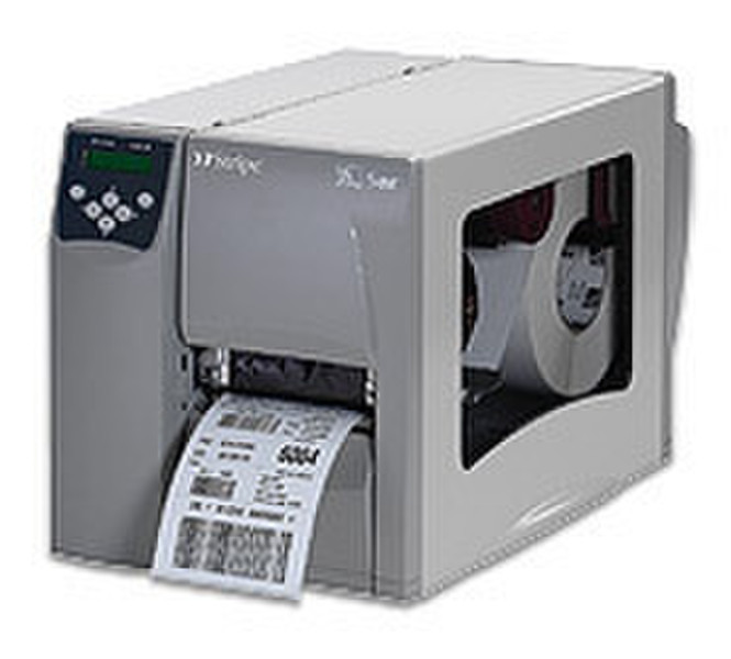 Zebra S4M Direkt Wärme/Wärmeübertragung 203DPI Grau Etikettendrucker
